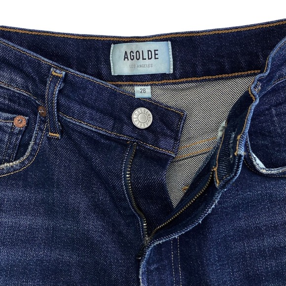 NWOT AGOLDE Pinch Waist Super High Waist Skinny Jeans (stretch) Ovation, Size 28 - Picture 11 of 13